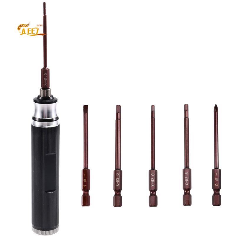 Rc Helicopter Tool Kit - Tournevis hexagonal AEE7-6-en-1, 1.5/2.0/2.5/3.0Mm, Kit d'outils