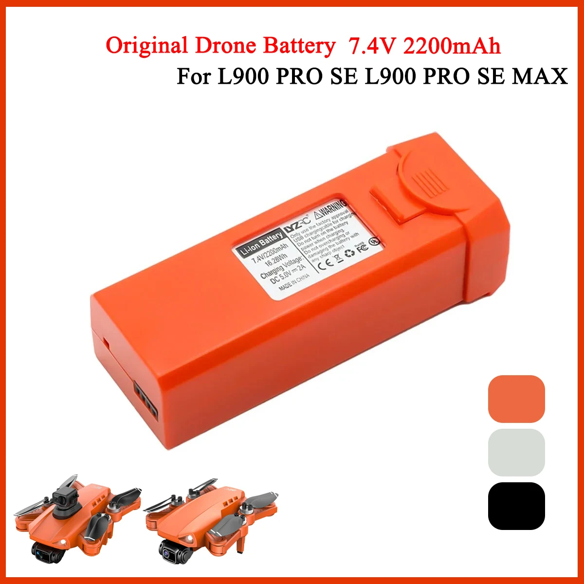 Jjrc Drone X12 - Batterie de importateur L900 PRO SE