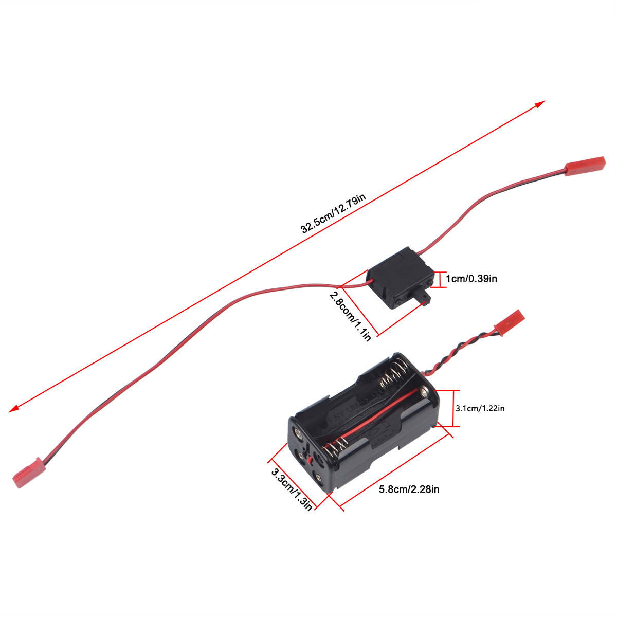 Rc Helicopter Nitro - Conteneur de batterie AA à 4