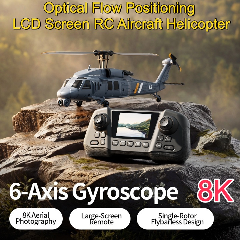 Rc Helicopter Gyro - Hélicoptère RC 8K Flybarless à Flux