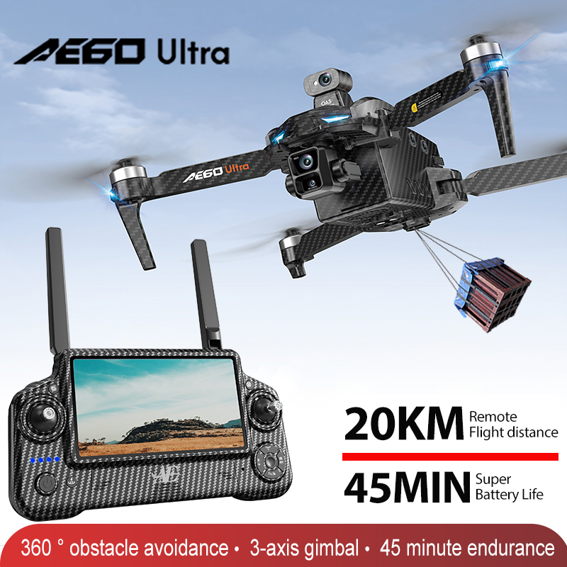 Rc Helicopter Electric - AE60 GPS Drone professionnel 8K caméra