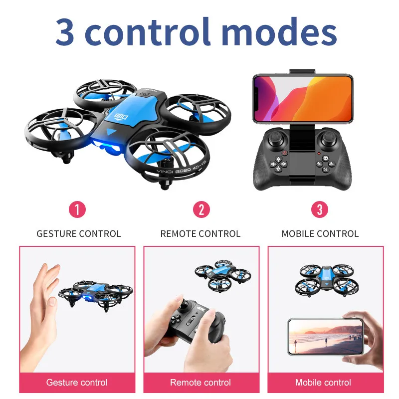 Rc Helicopter Gas - Avion télécommandé RC, jouet drone V8