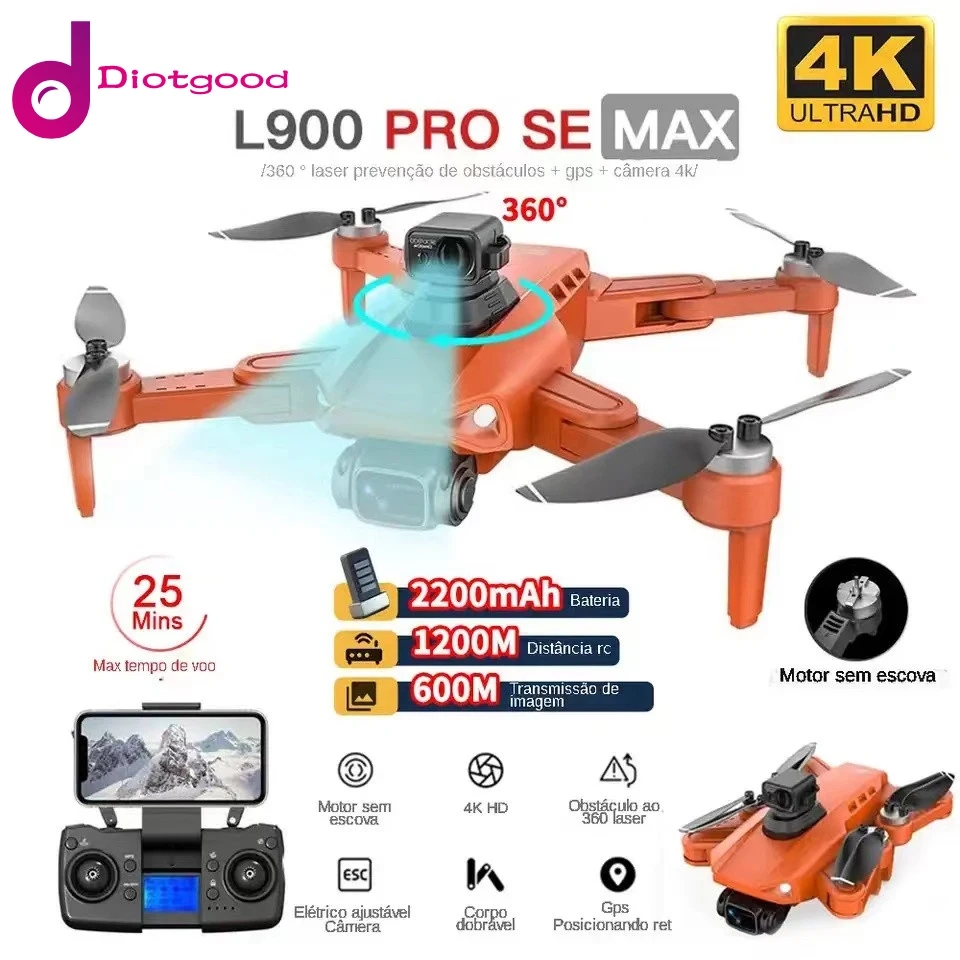 Jjrc Drone X12 - Drone FPV quadrirotor pliable sans balais