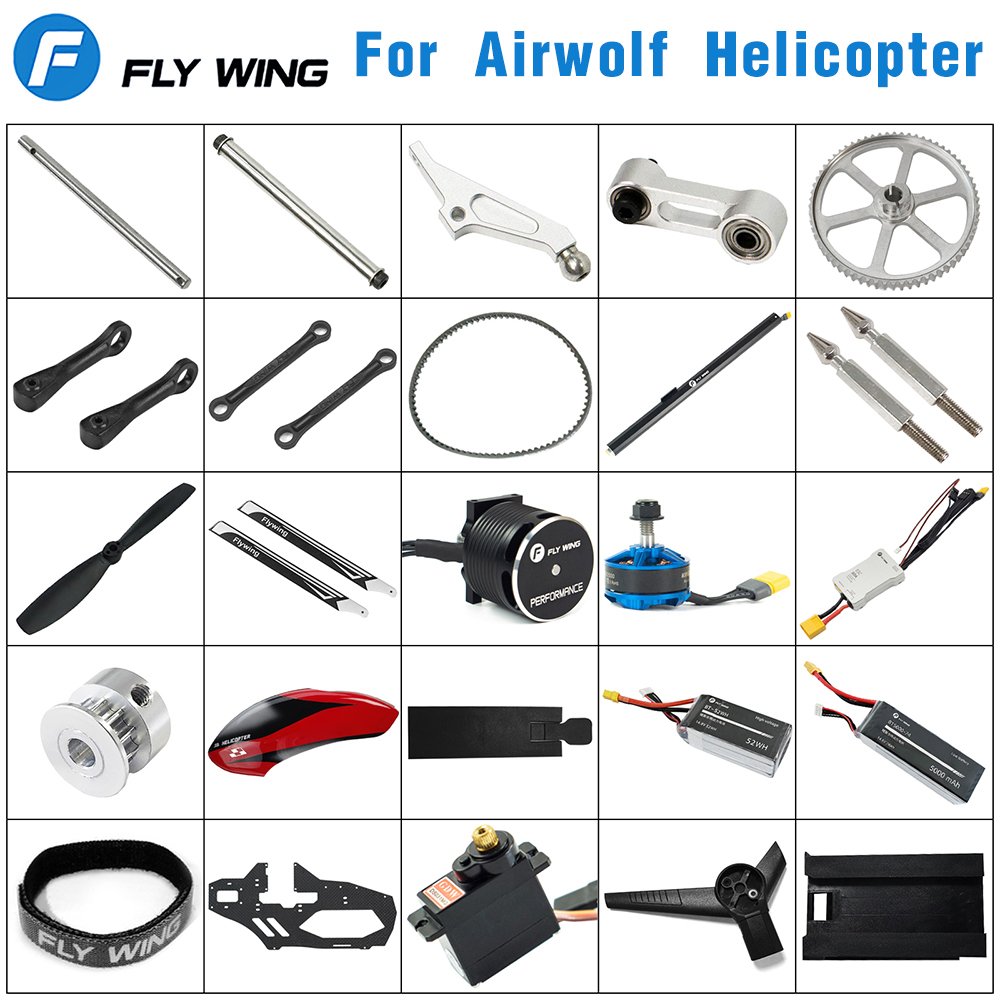 Rc Helicopter Nitro - Fly Wing – pièces d'hélicoptère Airwolf
