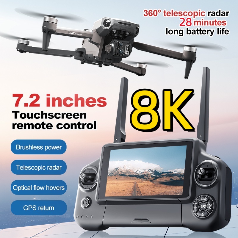 Drone RC Quadricoptère 8K avec - Rc Helicopter Electric avis et prix