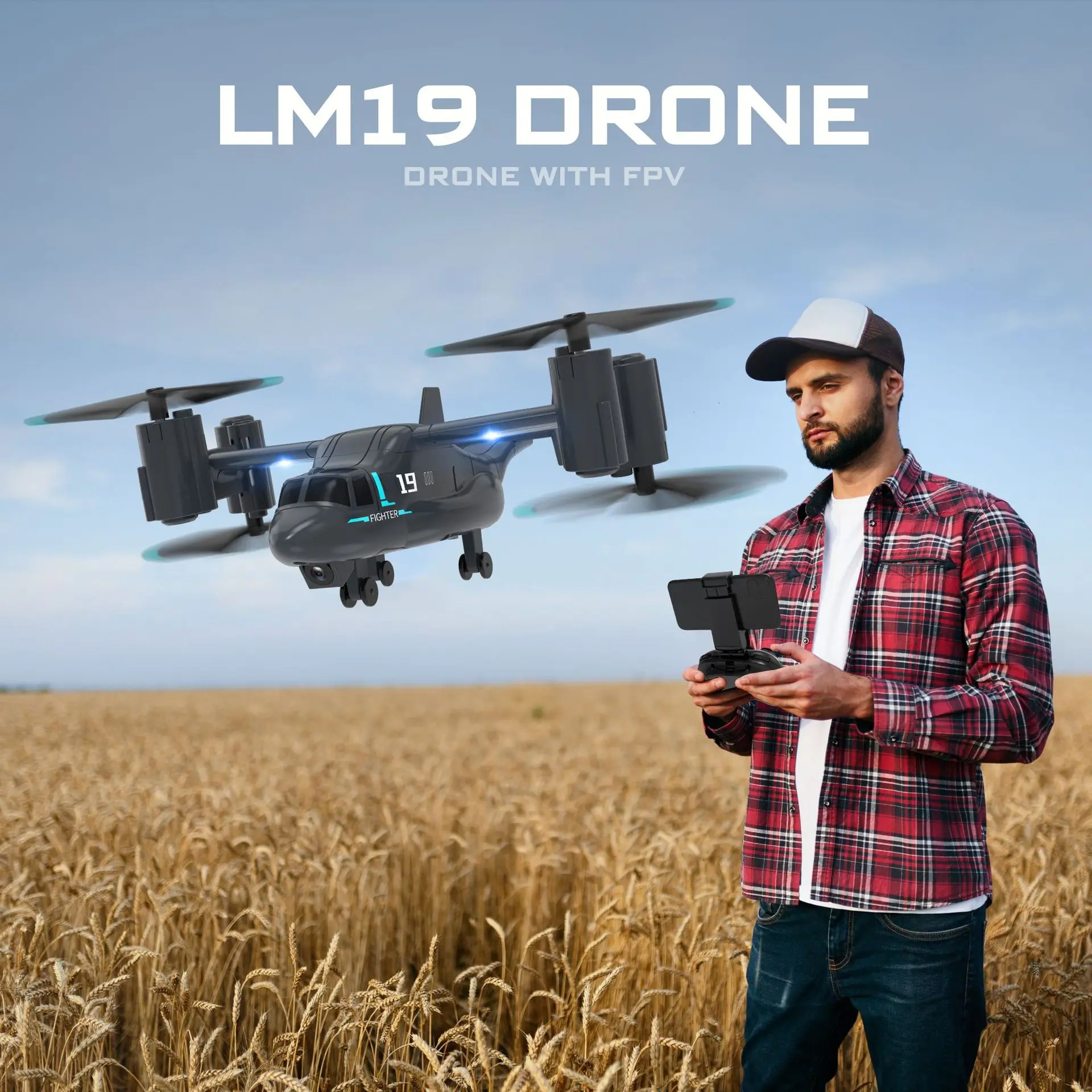 LM19 télécommande hélicoptère  - Jjrc Drone X12 avis et prix