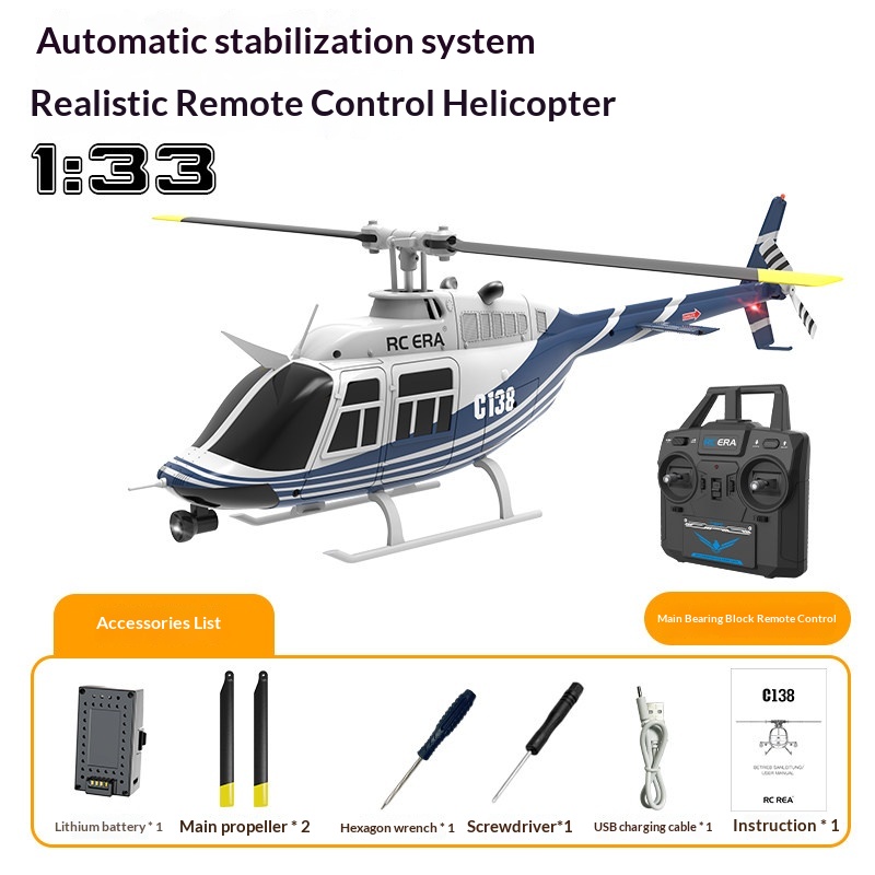Hélicoptère RC Era C138 Bell 2 - Rc Helicopter Single Rotor avis et prix