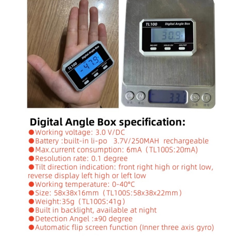Rapporteur d'angle horizontal, - Rc Helicopter Case avis et prix