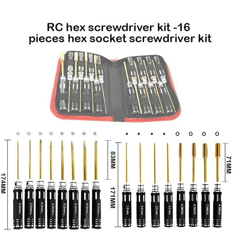 Jeu de tournevis hexagonaux RC - Rc Helicopter Tool Kit avis et prix