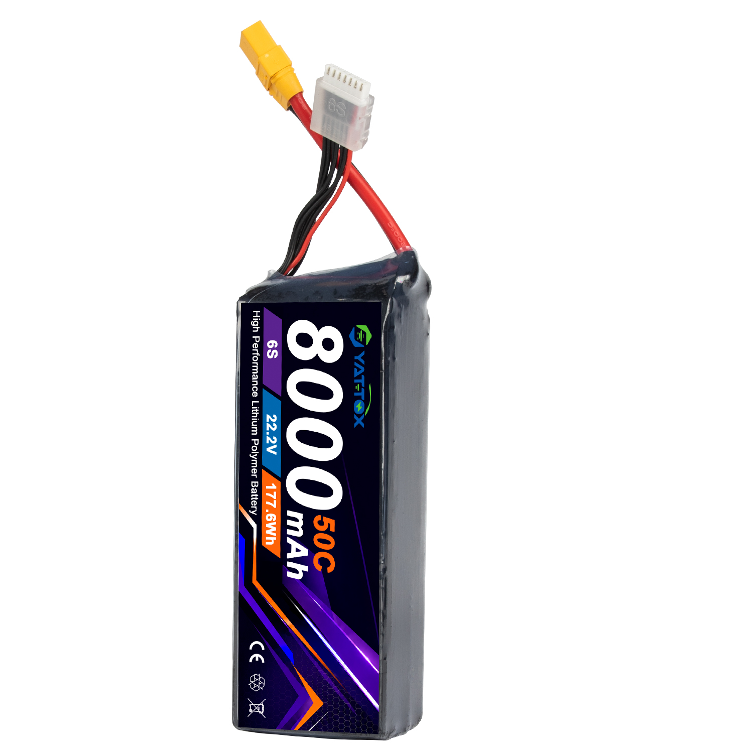 Batterie LiPo Yattox 6S 8000mA - Rc Helicopter Large avis et prix