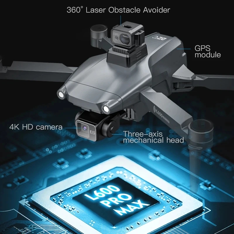 Drone GPS professionnel L600 P - Rc Helicopter Case avis et prix