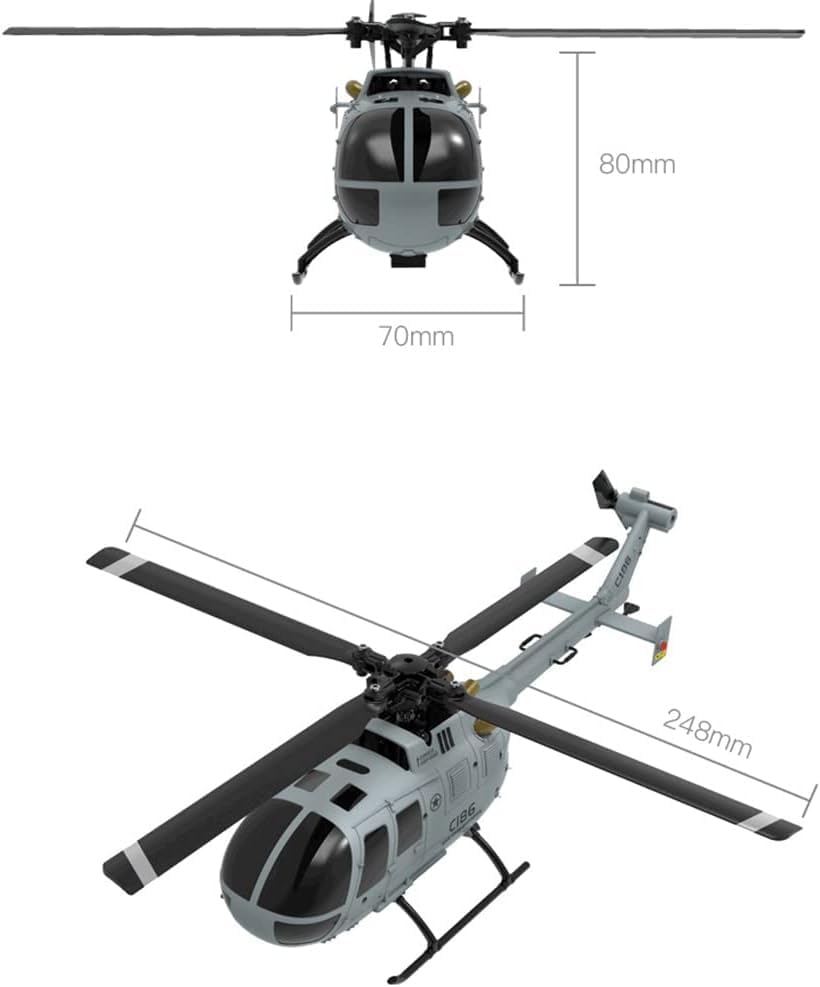 Hélicoptère télécommandé C186  - Rc Helicopter Single Rotor avis et prix