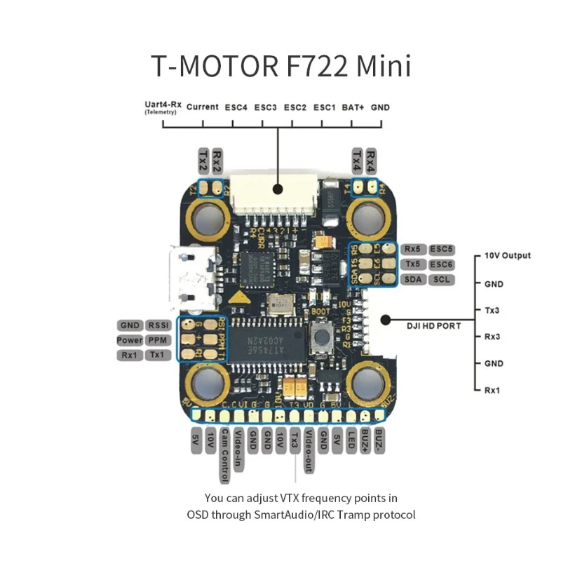 T-Motor MINI F7 FC & F45A 4-en - Betaflight Fc F7 avis et prix